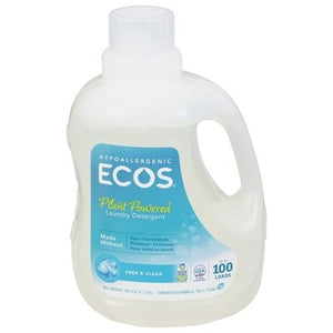 Ecos Laundry Detergent Free & Clear Plant Powere 4/100 OZ [UNFI #0285262] T
