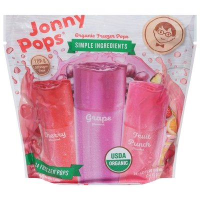 Jonny Pops Freezer Pops Assorted Organic 6/32.4 OZ [UNFI #2828861] [ebt]
