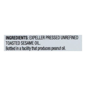 Spectrum Naturals Sesame Oil Toasted 12/16 OZ [UNFI #916320] [ebt]