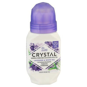 Crystal Deodorant Mineral-Enriched Lavender & White Tea Roll-On 1/2.25 OZ [UNFI #486571] T