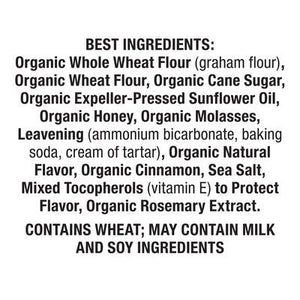 Annies Homegrown Graham Crackers Organic Cinnamon Graham 12/14.4 OZ [UNFI #1196211] [ebt]