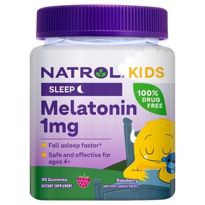 Natrol Melatonin Sleep 1 Mg Gummies Raspberry 1/90 CT [UNFI #2396042] T