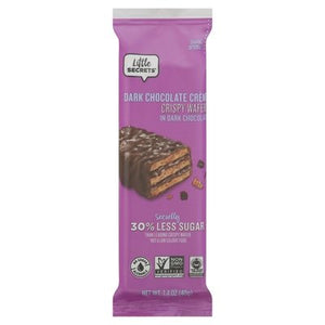 Little Secrets Wafers Crispy Dark Chocolate Creme 12/1.4 OZ [UNFI #2277432] [ebt]