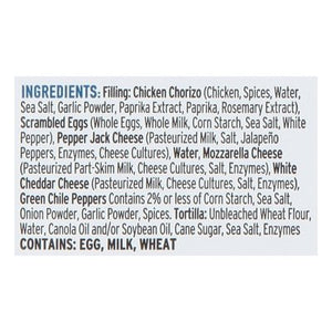 Reds All Natural Chicken Chorizo Egg&3 Cheese 12/5 OZ [UNFI  #2036507]