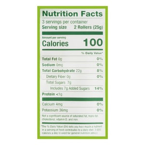 Crunchy Rice Rollers Crunchy Rollers Cinnamon Churro 8/2.6 OZ [UNFI #2726644] [ebt]