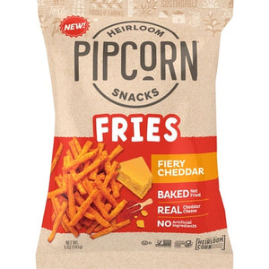 Pipcorn Fries Fiery Cheddar 12/5 oz [UNFI #3110038 ] [ebt]