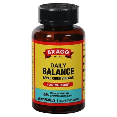 Bragg Daily Balance Apple Cider Vinegar Capsules 90 CAP [UNFI #2933398] T