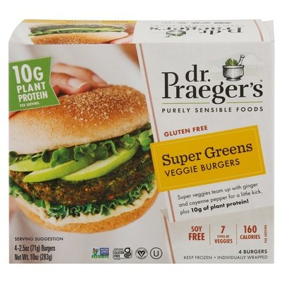 Praeger Spr Grn Veg Burg 6/10 OZ [UNFI  #1807155]