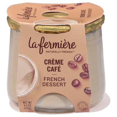 La Fermiere French Dessert Creme Cafe 6/4.4 OZ [UNFI #2860682] [ebt]