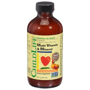 Childlife Essentials Multi Vitamin & Mineral Natural Orange/Mango Flavor 8 OZ [UNFI #0408773] T