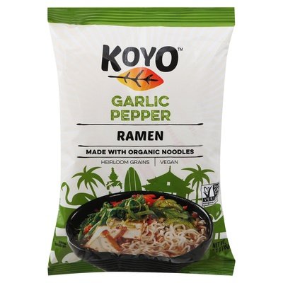 Koyo Noodles Garlic Pepper Ramen 12/2.1 OZ [UNFI #457671] [ebt]