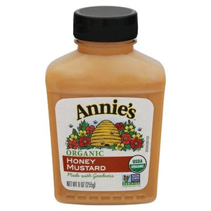 Annies Naturals Mustard Organic Honey 12/9 OZ [UNFI #0256461] [ebt]