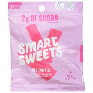 Smartsweets Candy Berry Punch Red Twists 12/1.8 OZ [UNFI #2680536] [ebt] T