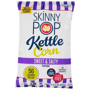 Skinnypop Popcorn Kettle Corn Sweet & Salty 12/5.3 OZ [UNFI #1519040] [ebt]