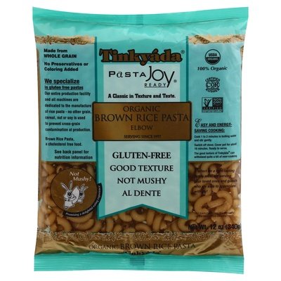 Tinkyada Brown Rice Pasta Organic Elbow 12/12 OZ [UNFI #305250] [ebt]