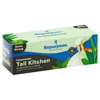 Repurpose Tall Kitchen Compostable Extra Strong 13-Gallon 20/12 CT [UNFI #2311710] T