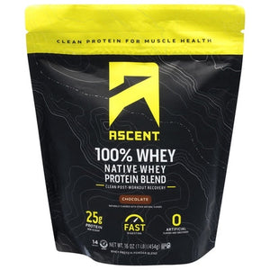 Ascent Protein Blend Chocolate 100% Whey 1/16 oz [UNFI-CARLISLE #2784056]