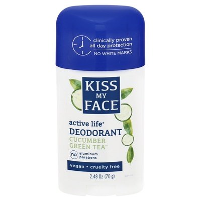 Kiss My Face Deodorant Cucumber Green Tea 2.48 OZ [UNFI #0699884] T