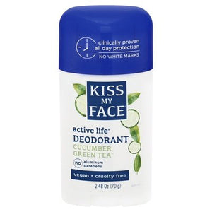 Kiss My Face Deodorant Cucumber Green Tea 2.48 OZ [UNFI #0699884] T