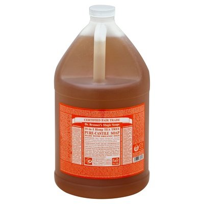 Dr Bronners Soap Pure-Castile 18-In-1 Hemp Tea Tree 1 Gal [UNFI #0955336] T