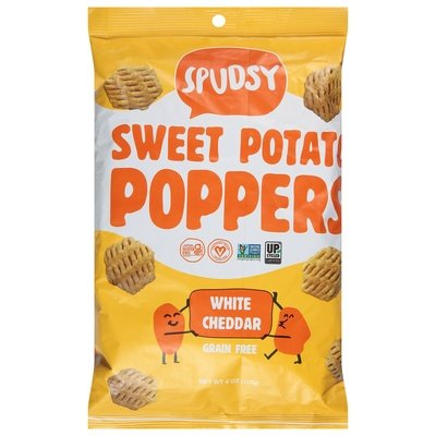 Spudsy Sweet Potato Poppers Grain Free White Cheddar 9/4 OZ [UNFI #2998938] [ebt]