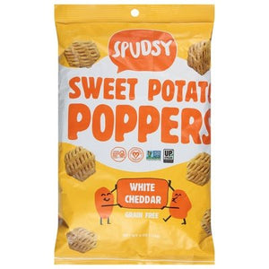 Spudsy Sweet Potato Poppers Grain Free White Cheddar 9/4 OZ [UNFI #2998938] [ebt]