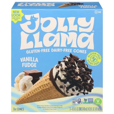 Jolly Llama Vanilla Fudge Sundae 8/3 CT [UNFI  #2670123]
