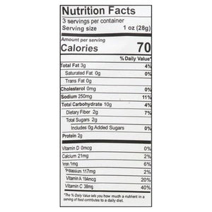 Brads Plant Based Veggie Chips Cheddar 12/3 OZ [UNFI #1230366] [ebt]