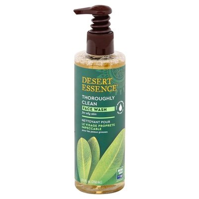 Desert Essence Face Wash Thoroughly Clean 8.5 OZ [UNFI #0308148] T
