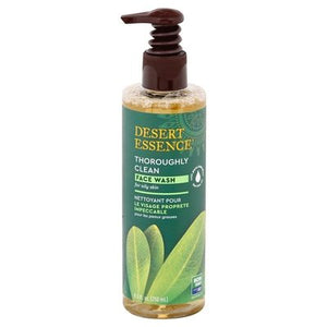 Desert Essence Face Wash Thoroughly Clean 8.5 OZ [UNFI #0308148] T