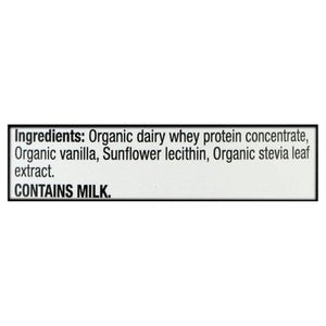 Simply Teras Whey Protein Organic Bourbon Vanilla Grass Fed 1/12 OZ [UNFI #337345] T