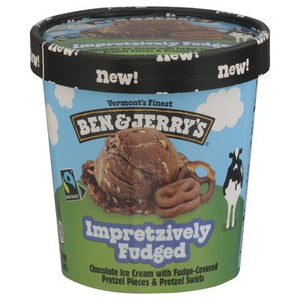 Ben & Jerrys Impretzively Fudged 8/Pint [UNFI  #3054244]