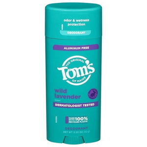 Toms Of Maine Deodorant Wild Lavender Scent Aluminum Free 6/3.25 OZ [UNFI #3024957] T