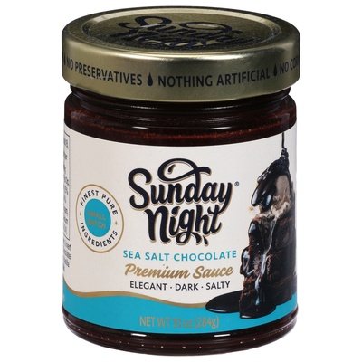 Sunday Night Sauce Premium Sea Salt Chocolate 6/10 OZ [UNFI #2984888] [ebt] T
