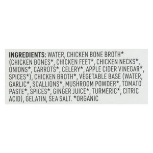 Bare Bones Bone Broth Organic Chicken 6/16 OZ [UNFI #2974376] [ebt]