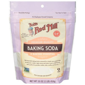 Bobs Red Mill Baking Soda Gluten Free 4/16 OZ [UNFI #2688703] [ebt]