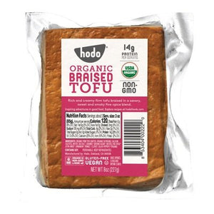 Hodo Foods Tofu Organic Braised 6/8 OZ [UNFI #1956143] [ebt]