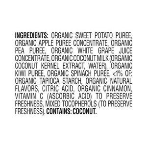 Happy Creamies Creamies Organic Apple Spinach Pea & Kiwi Crawling Baby 8/1 OZ [UNFI #1191683] [ebt]