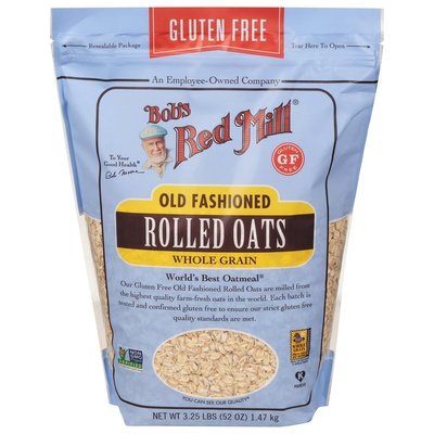 Bobs Red Mill Rolled Oats Old Fashioned Whole Grain 4/52 OZ [UNFI #2270221] [ebt]