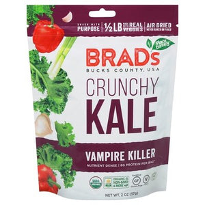 Brads Plant Based Crunchy Kale Vampire Killer 12/2 OZ [UNFI #2282234] [ebt]