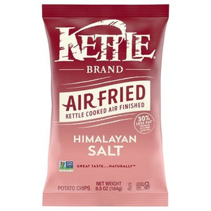Kettle Brand Potato Chips Air Fried Himalayan Salt 12/6.5 OZ [UNFI #2918381] [ebt]