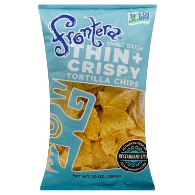 Frontera Tortilla Chips Thin + Crispy Small Batch 12/10 OZ [UNFI #961292] [ebt]