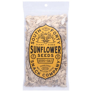 South Forty Snack Co Sunflower Seeds Salt Giant Sized 6/8 OZ [UNFI #2930493] [ebt]