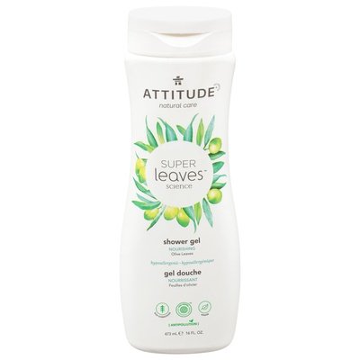 Attitude Shower Gel Olive Leaves Nourishing 16 OZ [UNFI #2757466] T