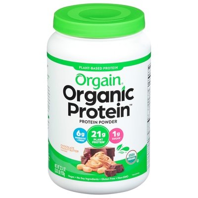 Orgain Protein Powder Chocolate Peanut Butter Flavored 1/2.03 LB [UNFI #2620409] T