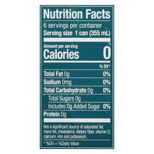 Zevia Soda Zero Sugar Ginger Ale 6 Cans 4/6/12 OZ [UNFI #2980498] [ebt] T