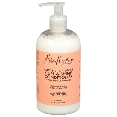 Shea Moisture Conditioner Curl & Shine Coconut & Hibiscus 13 OZ [UNFI #2947208] T