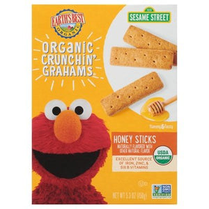 Earths Best Sticks Honey Crunchin Grahams 6/5.3 OZ [UNFI #0752931] [ebt]