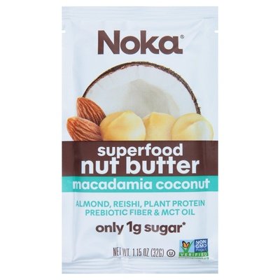 Noka Nut Butter Superfood Macadamia Coconut 10/1.15 Z [UNFI #2668234] [ebt]