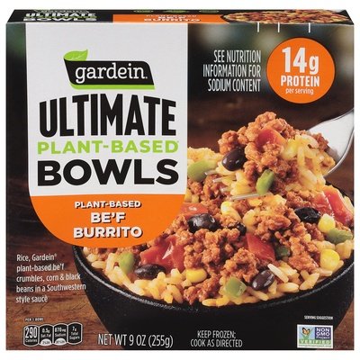 Gardein BeF Burrito Bowl Plant Base 8/9 OZ [UNFI  #2964898]
